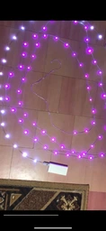 Умная светодиодная гирлянда LED RGB 5050, 5 м, водонепроницаемая IP67, многоцветная подсветка, с USB питанием 5.5V , управление телефоном Bluetooth + реакция на звук + пульт, белая (1490534113) фото от покупателей 9