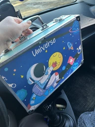 Дитячий набір для творчості Drawing Board ART- 3965 145 предметів кейс Рожевий