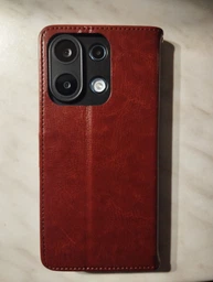 Чехол Idewei для Xiaomi Redmi Note 13 книжка кожа PU с визитницей черный фото от покупателей 2