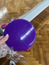 Фітнес-диски для ковзання YogaLife Gliding Discs сині 2 шт (ковзні тарілки для глайдінгу, ковзні диски, слайдери) фото від покупців 1