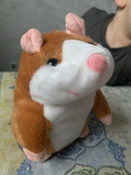 Хом'як-повторюшка Kronos Toys, що говорить, темно-коричневий (1001OP163)