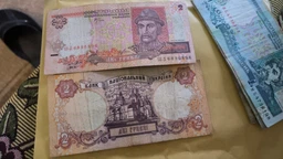 Банкнота Украина 2 гривны 2001 Стельмах G-VG (P109b) Из оборота
