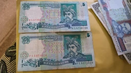 Банкнота Украина 5 гривен 2001 Стельмах G-VG (P110с) Из оборота