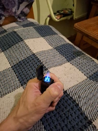 Потрійна турбо-запальничка з можливістю заправки бутаном Triple Torch Lighter (чорна) фото від покупців 1
