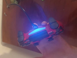 Бездротовий геймпад Brazzers для PS4 Wireless DualShock 4, роз'єм для навушників, LED light bar, 3.7V, 600mAh, Blister-box Haki-Red (YT35968)