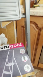 Металлическая лестница-стремянка Eurogold Steel home 214 (4 ступенек) односторонняя расставная (22865) фото от покупателей 1