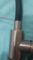 Змішувач для кухні з гнучким виливом Kroner KRP Edelstahl Klassisch - ESG035BLK фото от покупателей 4
