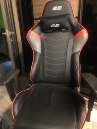 Игровое кресло 2E GAMING BUSHIDO, Black/White, ПУ кожа / ткань (2E-GC-BUS-WT)