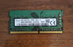 Оперативная память для ноутбука Hynix DDR4 8GB 2400MHz SO-DIMM 1Rx8 PC4-2400T (HMA81GS6AFR8N-UН) фото от покупателей 1