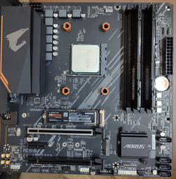 Материнская плата Gigabyte B550M Aorus Elite (sAM4, AMD B550, PCI-Ex16) фото от покупателей 8