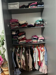 Шафа для одягу Doros Promo з полицями Кашемір 2 ДСП 90х48х204 см (80737670) фото від покупців 3