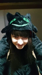 Женская кигуруми пижама взрослая и подростковая Kigurumi Дракон Беззубик Черный M 155-165 см. (1072) фото от покупателей 1