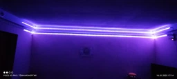 Розумна світлодіодна LED стрічка гірлянда Smart RGB 5050 з Bluetooth додатком + пульт. Комплект 5 метрів водостійкий працює від USB і Powerbank (Павербанка) чорна фото від покупців 3