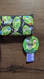 Пенал Kite Rick & Morty 8x19.5x3.5 см Чорний (RM24-680)