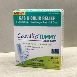 Детские капли от коликов и газиков Boiron, Camilia Tummy "Gas & Colic Relief Liquid Drops" средство для детей и младенцев от 1 месяца, против дискомфорта при газообразовании и вздутия (30 жидких доз по 1 мл / 0,34 жидк. унции) фото от покупателей 1