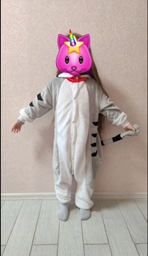 Пижама Кигуруми Kigurumi Котит Чи Для Детей И Подростков Серый 155-165 см. (2020) фото от покупателей 3