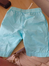 Шорты котоновые с карманами для мальчика H&M 0934482-009 104 см (3-4 years) Голубой фото от покупателей 1