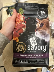 Сухой корм для котов Savory Adult Cat Steril Fresh 8 кг ягненок и курица фото от покупателей 15