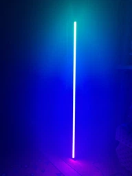 Напольная угловая светодиодная RGB LED лампа - торшер для спальни 1.2 м фото от покупателей 1