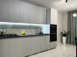 LED світильник комплект підсвітки під шафи 55 см з вбудованим сенсором, підсвітка робочої зони, білий