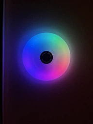 Люстра світлодіодна стельова RGB з Bluetooth колонкою стельова світлодіодна лампа з пультом з RGB підсвічуванням та динаміком смарт люстра з будильником світломузикою лампа з динаміком 60W Kayfovo LA-83 фото від покупців 19