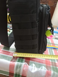 Большая дорожная тактическая сумка для документов и ноутбука 15.6 MOLLE Solve Черная + шеврон в подарок фото от покупателей 2