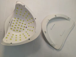 Профессиональная LED+UV лампа для маникюра SUN х15 MAX Pro 66 LED 180 W белая с вентилятором для наращивания ногтей фото от покупателей 3