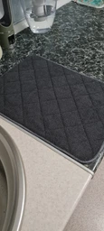 Коврик для сушки посуды Eco Fabric Ромб Серый 30 х 40 см (EF-3040-RM) фото от покупателей 1
