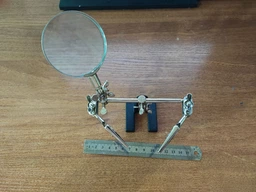 Держатель с Лупой, Третья Рука для пайки плат ArduinoKit