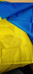 Флаг Украины Kayfovo 140*90 см с кольцами для флагштока Нейлон K140-90