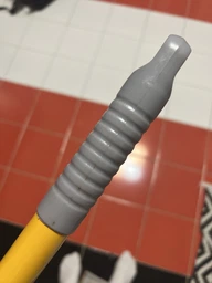 Швабра с отжимом Мій Дім Soft с мягкой губкой Серо-желтая (SMD09922/Grey) фото от покупателей 1