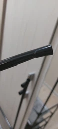 Вешалка для одежды в прихожую New simple floor clothes rack чёрная с полками для обуви Черный фото от покупателей 5