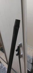 Вешалка для одежды в прихожую New simple floor clothes rack чёрная с полками для обуви Черный фото от покупателей 1