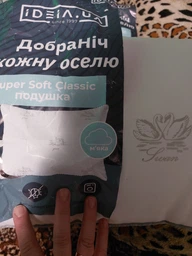 Подушка дитяча IDEIA Super Soft Classic 40х60 Антиалергенний штучний лебединий пух Біла (4820182653889) фото від покупців 2