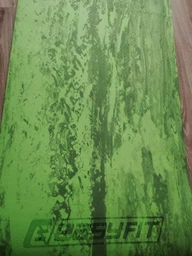 Професійний спортивний нековзний килимок каремат для йоги та фітнесу EasyFit PER Premium Mat EF-1930-1-B 183х61х0.8 см салатовий фото від покупців 2