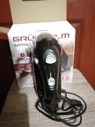 Ручной миксер Grunhelm GRM661 кухонный миксер с насадками для замешивания теста 5 скоростей 400 Вт Черный фото от покупателей 2