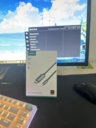 Кабель DisplayPort UGREEN CM556 USB C to DisplayPort 1.4 для iPhone 15 Macbook Pro iPad Compatible Thunderbolt 3/4 8K 60Hz 32.4Gbps VRR 3м Black (25839) фото від покупців 1
