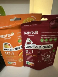 Черешня сублимированная Panfruit Слайсы 25 г (4820195681138)