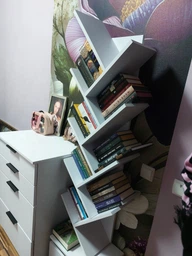 Стелаж для книг "Дерево" 400х28х1645, Нимфея Альба фото від покупців 3