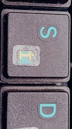 Наклейки на клавиатуру Best Key mini матовая прозрачная ЖЕЛТАЯ, 56 кл. фото от покупателей 2