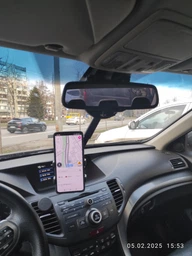 Автотримач на дзеркало заднього виду Borofone BH87 Windriver Black