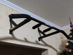 Турник настенный домашний PullUp разборной 3 хвата обычный + широкий + узкий хват черный (P1041) фото от покупателей 3