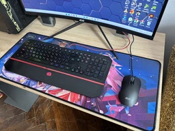 Игровая поверхность WorkPlaceShop Genshin Impact Яэ Мико и Райден 300х700 мм фото от покупателей 2