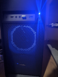 Вентилятор Vinga LED fan-01 Orange