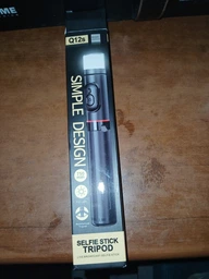 Монопод-штатив Selfie Stick Tripod Q12S з блютуз кнопкою і LED-лампою (2753)