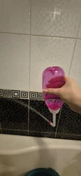 Портативное биде-душ для интимной гигиены, бутылка для подмывания Water pulse 500 мл з кнопкой фото от покупателей 5