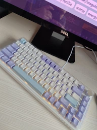 Клавиатура AJAZZ AK820 PURPLE Игровая Проводная Механическая. RGB Подсветка. С Поддержкой HOT-SWAP. Sea Salt Switch.
