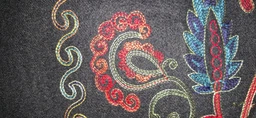 Зимний кашемировый шарф Boutique embroidery с вышивкой 190х72см Белый фото от покупателей 2