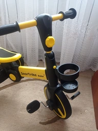 Трехколесный велосипед Happy Bike Sportrike 3 in 1 Желтый (5903864943214) фото от покупателей 1