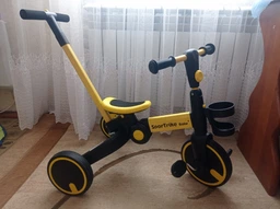 Трехколесный велосипед Happy Bike Sportrike 3 in 1 Желтый (5903864943214)